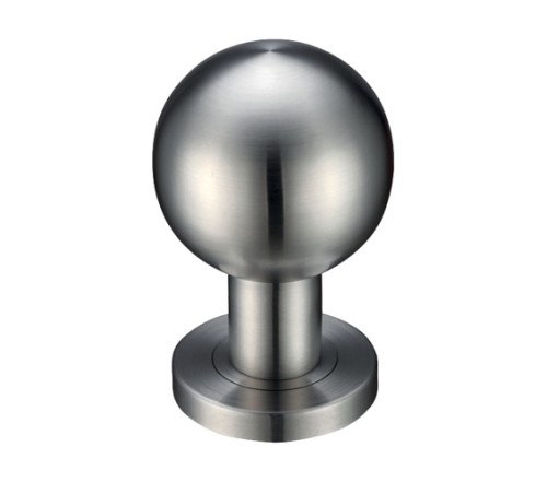 MODERN BALL MORTICE DOOR KNOBS ON CONCEALED ROSE